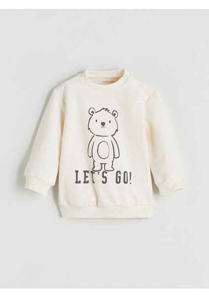 Yeni Sezon Baskılı Erkek Bebek Sweatshirt ve Eşofman Alt 2'li fiyatları