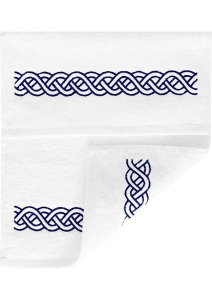 Helice Lacivert Pamuklu El Havlusu 30X50 cm