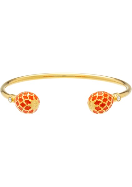 Agama Orange Gold Torque Bangle Kadın Bileklik