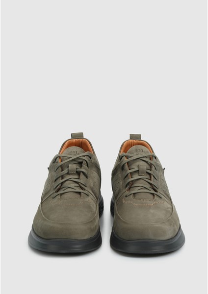 Haki Deri Erkek Ayakkabı modelleri