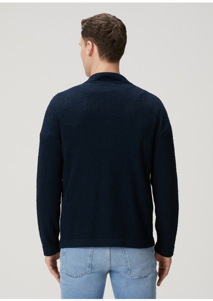 Lacivert Polo Yaka Organik Pamuk Triko fırsatları