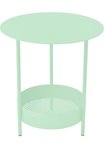 Salsa Pedestal Ice Mint Metal Bahçe Sehpası