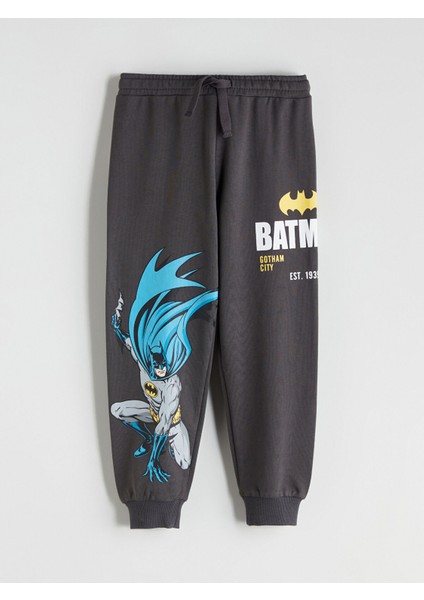 Yeni Sezon Batman Baskılı Erkek Çocuk Jogger Eşofman Alt