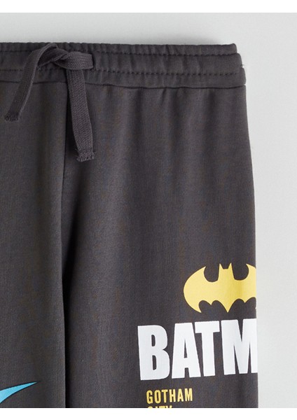 Yeni Sezon Batman Baskılı Erkek Çocuk Jogger Eşofman Alt modelleri