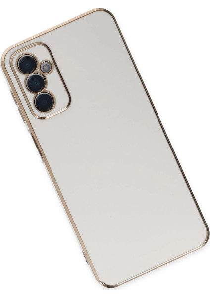 Newface Samsung Galaxy M23 Kılıf Volet Silikon - Beyaz modelleri