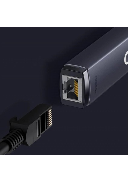 Baseus Lite Series 100MBPS Type-C To RJ45 Ethernet Lan Port ADAPTÖR-(1903) fırsatları