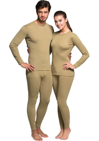 Yetişkin Termal Içlik - Thermoform - Active Ribana - Kum