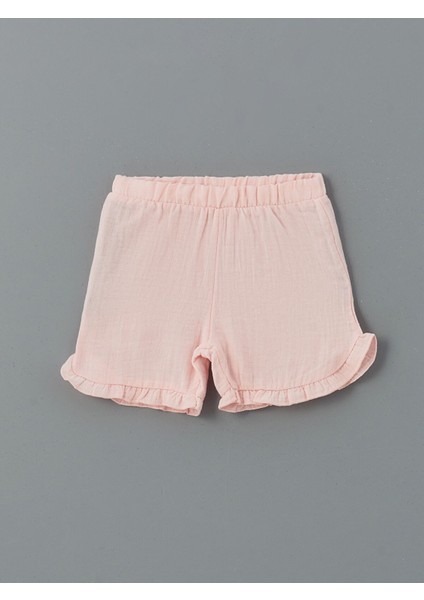 Yeni Sezon Beli Lastikli Basic Kız Bebek Tayt