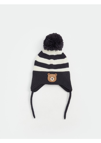 Yeni Sezon Ponpon Detaylı Kız Bebek Bere