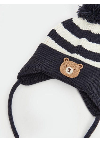 Yeni Sezon Ponpon Detaylı Kız Bebek Bere modelleri