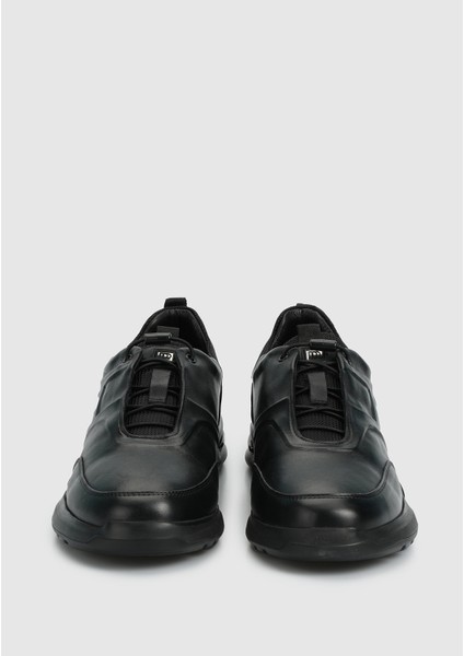 Siyah Deri Erkek Sneaker modelleri