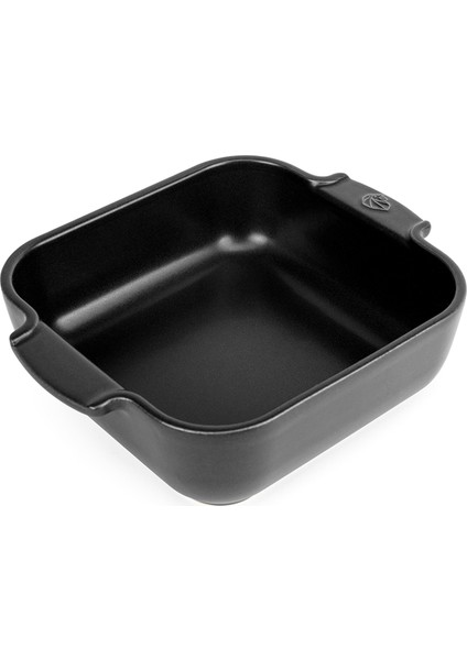 Appolia Satin Siyah Kare Fırın Kabı 21 cm