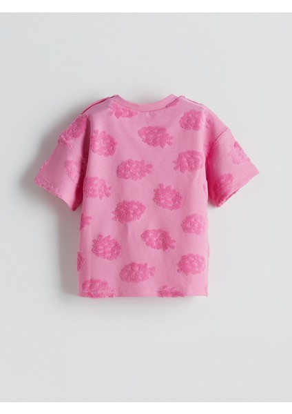 Yeni Sezon Kabartma Baskılı Kız Bebek Bluz ve Şort 2'li fırsatları