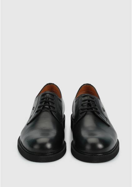 Siyah Deri Erkek Ayakkabı modelleri