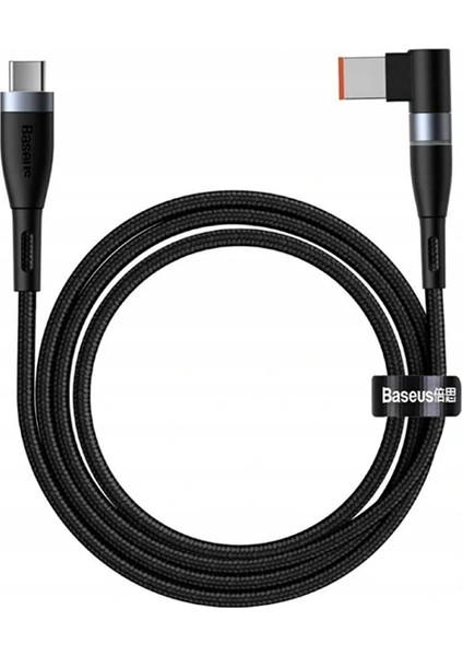 Baseus Zinc Manyetik Type-C To Dc Square Portu Lenovo Laptop Şarj Kablosu 100W 2M-(1903)