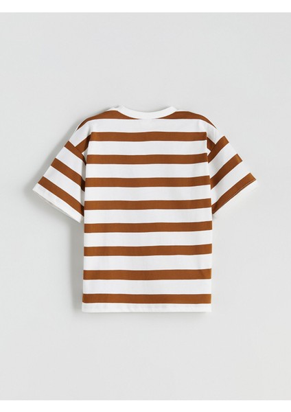 Yeni Sezon Bisiklet Yaka Çizgili Erkek Çocuk Tişört 2'li fırsatları