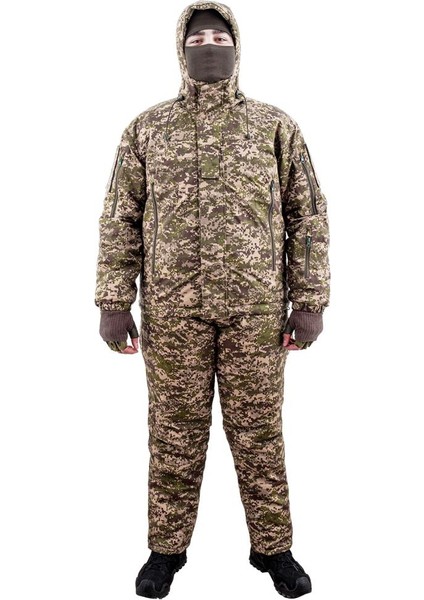 Soğuk Iklim Takımı - Su Itici Nefes Alır Kumaş - -35° - Kamuflaj - Savage.