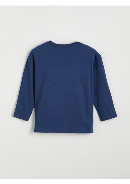 Yeni Sezon Bisiklet Yaka New York Baskılı Erkek Çocuk Tişört modelleri