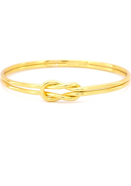 altın kaplama düz model ajda aşk düğümü bilezik blz-3116 fiyatları