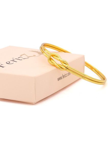 altın kaplama düz model ajda aşk düğümü bilezik blz-3116 modelleri