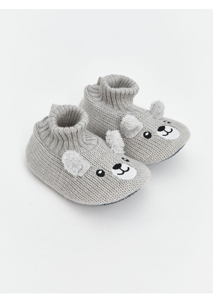 Yeni Sezon Hayvan Baskılı Erkek Bebek Ev Ayakkabısı