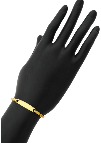 Altın Halat Bebek Künye Bileklik modelleri