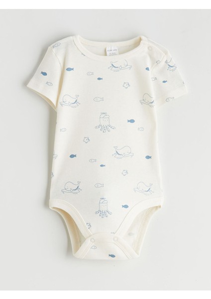 Yeni Sezon Kısa Kollu Erkek Bebek Çıtçıtlı Body 2'li modelleri