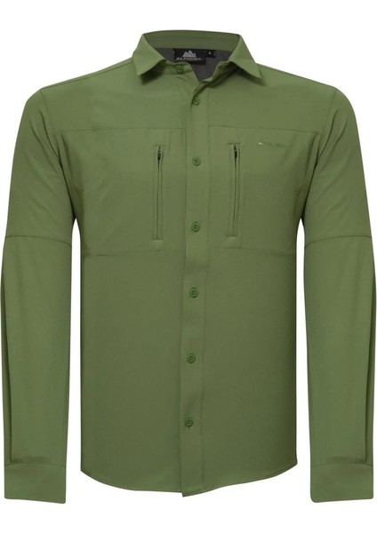 Tegus Uzun Kollu Erkek Gömlek Açık Yeşil (600701)