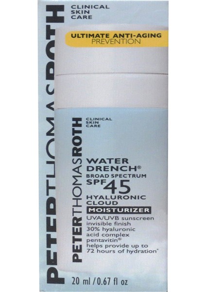 Water Drench Broad Spectrum Spf 45 Hyaluronic Cloud Nemlendirici Yüz Kremi 20 ml fiyatları