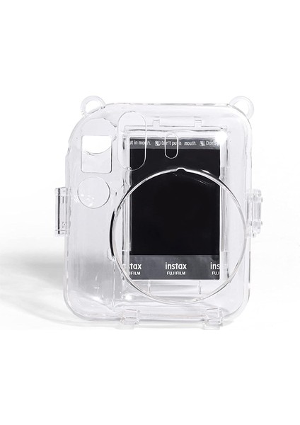 Instax Mini 12 Beyaz Fotoğraf Makinesi + 10'lu Film Mini Albüm ve Şeffaf Kılıf Seti