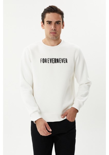 Esw 2742 Baskılı Bisiklet Yaka Erkek Sweat fiyatları