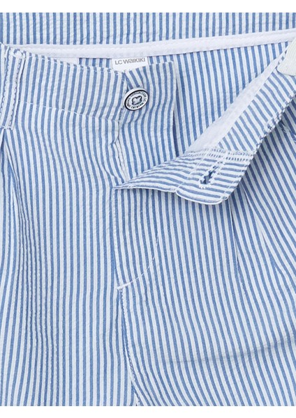 Yeni Sezon Çizgili Gabardin Erkek Çocuk Cepli Şort fiyatları