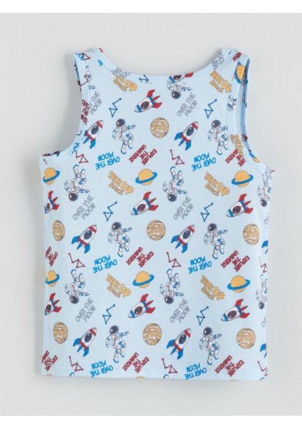 Yeni Sezon Bisiklet Yaka Baskılı Erkek Çocuk Atlet modelleri