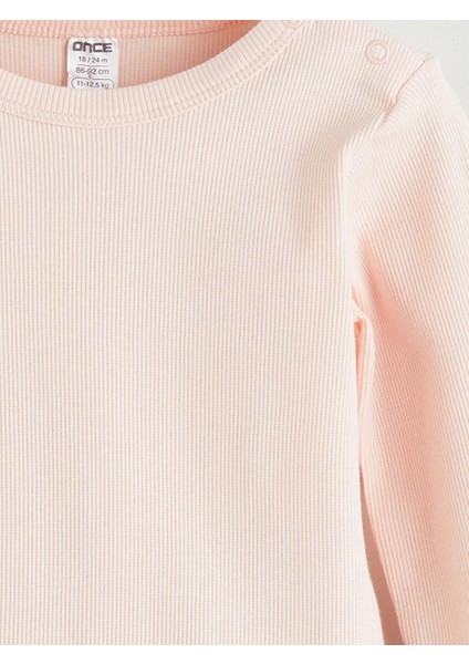 Yeni Sezon Bisiklet Yaka Kız Bebek Çıtçıtlı Body modelleri