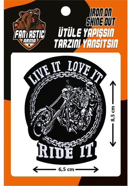 10'lu Paket Ütü ile Yapışan Dokuma Arma Patch Yama