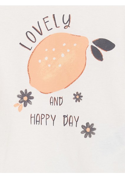 Yeni Sezon Bisiklet Yaka Baskılı Kız Bebek Pijama Takımı modelleri