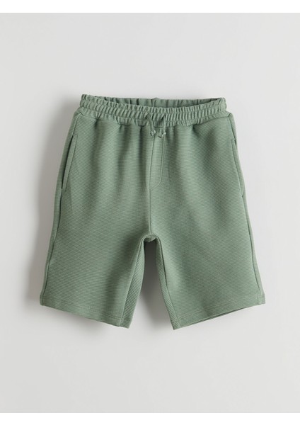 Yeni Sezon Beli Lastikli Basic Erkek Çocuk Şort