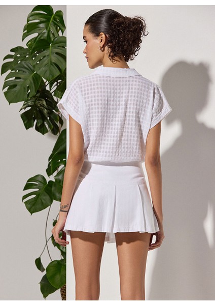 Beyaz Kadın Normal Şort 332748 fırsatları