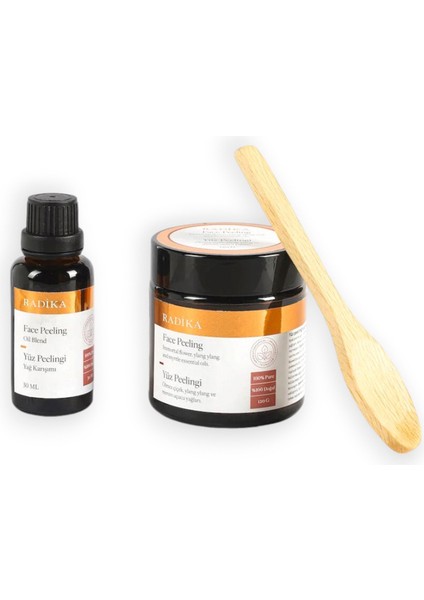 Arındırıcı & Onarıcı Doğal Yüz Peelingi 100 gr + 30 ml