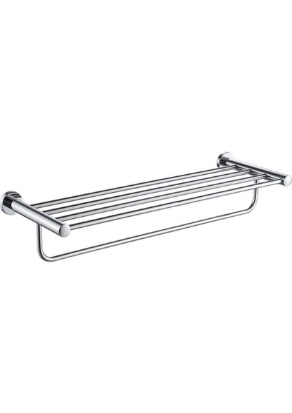 Havluluk, Raflı, 304K, 60XH13X23.5CM - Parlak Paslanmaz Çelik