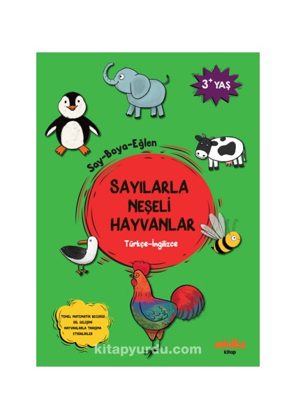 Sayılarla Neşeli Hayvanlar (Türkçe-Ingilizce)