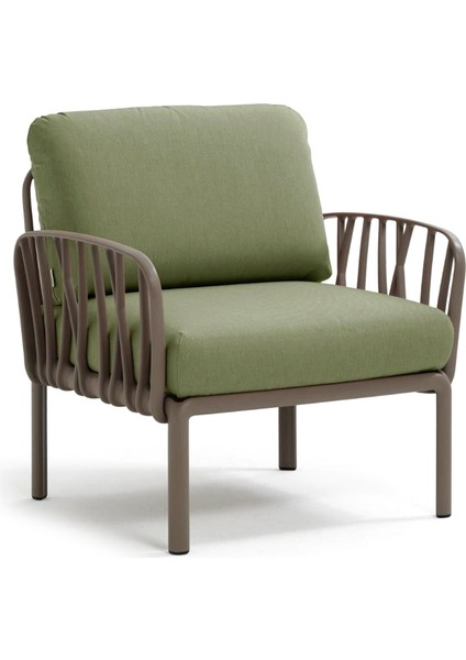 Komodo Poltrona Koyu Indigo Tekli Bahçe Koltuğu