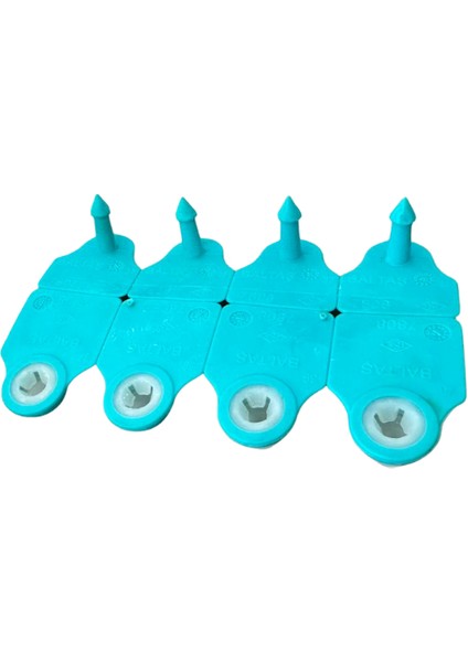 300 Adet Turkuaz Küçükbaş Hayvan Küpesi(Pens Ucu Hediye) modelleri