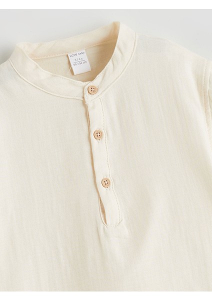 Yeni Sezon Baskılı Erkek Bebek Gömlek ve Şort 2'li modelleri