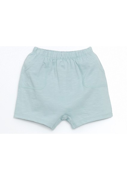 Yeni Sezon Beli Lastikli Basic Erkek Bebek Şort