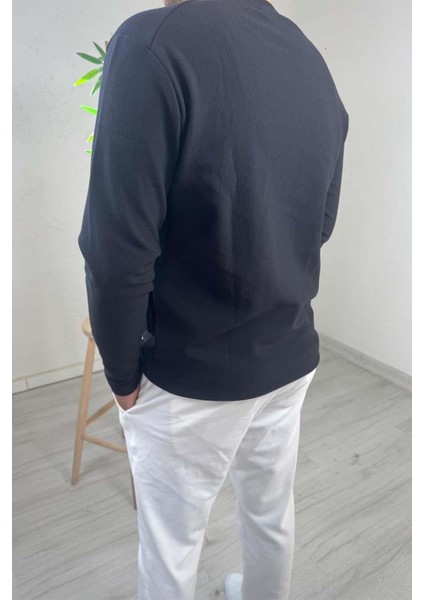 Erkek Siyah Bisiklet Yaka Slim Kazak fiyatları