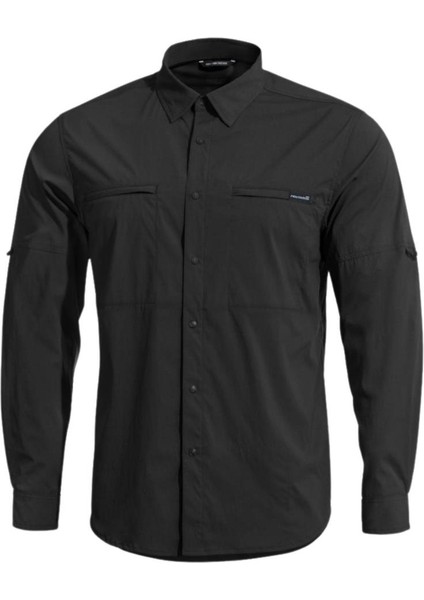 Outdoor Tactical Erkek Gömleği - Pentagon - Wayne - Black - K02029