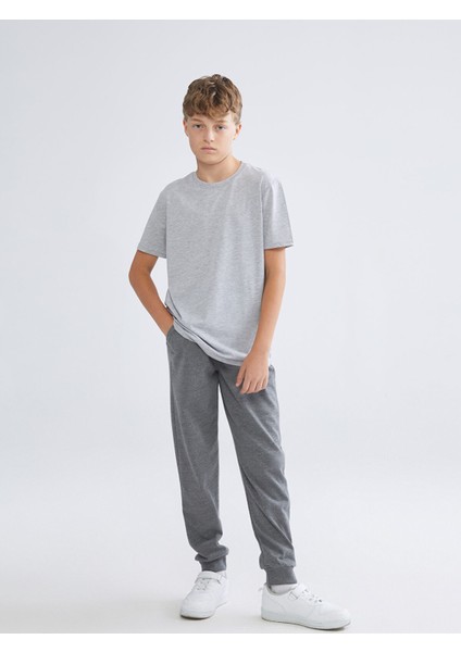 Yeni Sezon Beli Lastikli Erkek Çocuk Jogger Eşofman Altı
