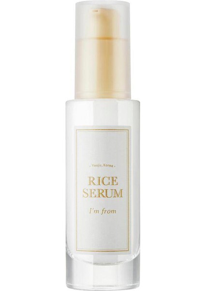 Rice Serum Parlatıcı ve Besleyici Seramitli Niacinamidli Pirinç Serumu 30ML