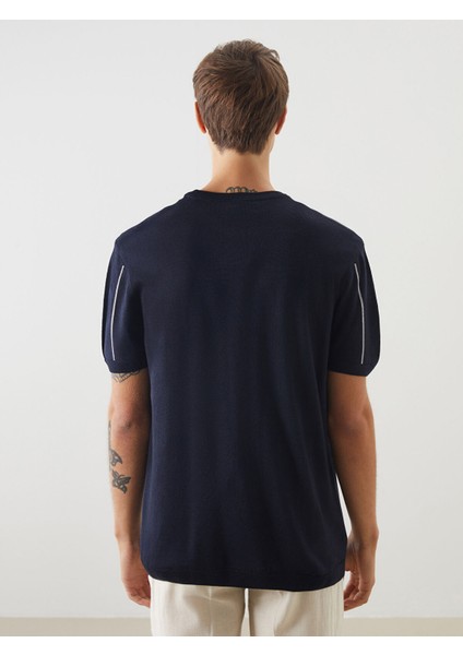 Yeni Sezon Bisiklet Yaka Kısa Kollu Çizgili Erkek Triko Kazak fırsatları